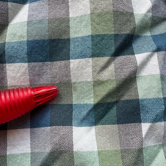 Tommy Bahama Jeans Shirt Mens Large Cotton Check Button Down Long Sleeve Pocket - Picture 10 of 10